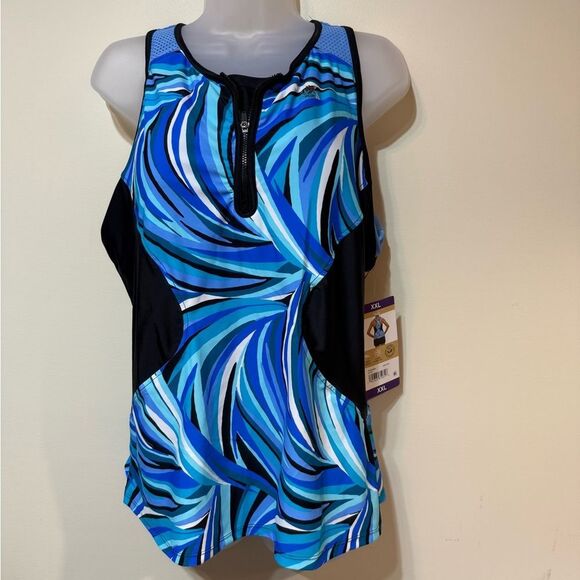 ZeroXposur Tankini Swimsuit Top and Bottom Size XXLarge NWT - Picture 3 of 16